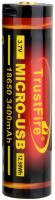 Zdjęcia - Bateria / akumulator TrustFire 1x18650 3400 mAh micro USB 