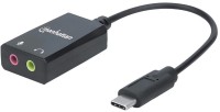 Karta dźwiękowa MANHATTAN USB-C Audio Adapter 2.1 