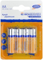 Zdjęcia - Bateria / akumulator ASKO-UKREM Super Alkaline  4xAA