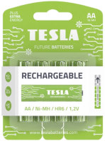 Фото - Акумулятор / батарейка Tesla Rechargeable+ 4xAA 2400 mAh 