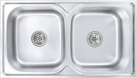 Zlewozmywak kuchenny VidaXL Kitchen Sink Double Basin 84x48 145074 840x480