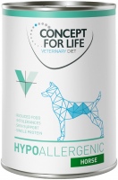 Karm dla psów Concept for Life Veterinary Diet Dog Canned Hypoallergenic Horse 12 szt.