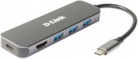 Czytnik kart pamięci / hub USB D-Link DUB-2333/A1A 