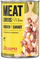 Karm dla psów Josera Meat Lovers Menu Chicken with Carrot 6 szt. 0.8 kg