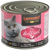 Фото - Корм для кішок Leonardo Adult Canned with Poultry  200 g 24 pcs