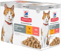 Zdjęcia - Karma dla kotów Hills SP Feline Sterilised Young Adult Chicken/Salmon  24 pcs