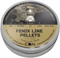 Фото - Кулі й патрони Coal Fenix Line 5.5 mm 1.10 g 250 pcs 