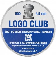 Кулі й патрони Haendler & Natermann Logo Club 4.5 mm 0.49 g 500 pcs 