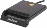 Czytnik kart pamięci / hub USB MANHATTAN Smart Card Reader 