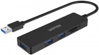 Кардридер / USB-хаб Unitek uHUB Q4+ 5-in-1 USB 3.0 Hub with Dual Card Reader 