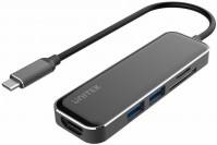 Кардридер / USB-хаб Unitek uHUB P5+ Exquisite 5-in-1 USB-C Hub with HDMI and Dual Card Reader 