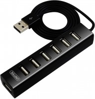Zdjęcia - Czytnik kart pamięci / hub USB Unitek USB 2.0 Hub 7-Port 