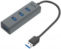 Czytnik kart pamięci / hub USB i-Tec USB 3.0 Metal HUB 4 Port 