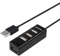 Кардридер / USB-хаб Unitek 4 Ports USB 2.0 Hub (80cm Cable) 
