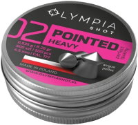 Кулі й патрони Olympia Shot Pointed Heavy 4.5 mm 0.610 g 500 pcs 