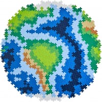 Конструктор Plus-Plus Puzzle by Number Earth (800 pieces) PP-3914 