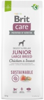 Корм для собак Brit Care Junior Large Chicken/Insect 12 кг