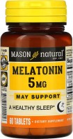Zdjęcia - Aminokwasy Mason Natural Melatonin 5 mg 60 tab 