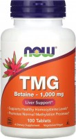Фото - Амінокислоти Now TMG 1000 mg 100 tab 