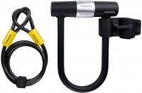 Велозамок / блокатор Dunlop U-Lock 260x40 + Cable 10x1200 