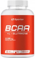 Zdjęcia - Aminokwasy Sporter BCAA + L-Glutamine 180 cap 