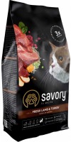 Фото - Корм для кішок Savory Adult Cat Sensitive Digestion Fresh Lamb/Turkey  2 kg