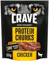 Karm dla psów Crave Protein Chunks with Chicken 6 szt.
