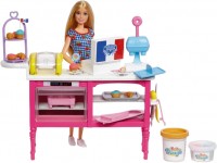 Lalka Barbie Malibu and 18 Pastry-Making Pieces HJY19 