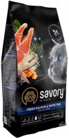 Фото - Корм для кішок Savory Adult Cat Gourmand Fresh Salmon/White Fish  2 kg