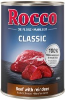 Karm dla psów Rocco Classic Canned Beef/Reindeer 1 szt.