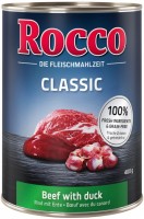 Karm dla psów Rocco Classic Canned Beef/Duck 6 szt.