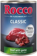 Karm dla psów Rocco Classic Canned Beef/Game 12 szt.