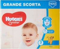 Pielucha Huggies Unistar 3 / 105 pcs 