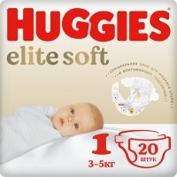 Фото - Підгузки Huggies Elite Soft 1 / 20 pcs 