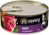 Karm dla psów Savory Gourmand Beef Pate 0.1 kg