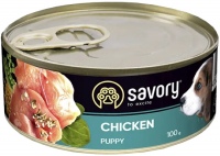 Karm dla psów Savory Puppy All Breeds Chicken Pate 0.1 kg