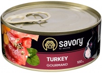 Zdjęcia - Karm dla psów Savory Gourmand Turkey Pate 