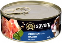 Karm dla psów Savory Puppy All Breeds Chicken Rich in Rabbit Pate 0.1 kg