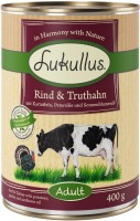 Karm dla psów Lukullus Adult Wet Food Beef/Turkey 1 szt.