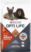 Karm dla psów Versele-Laga Opti Life Adult Digestion Mini Lamb 7.5 kg 