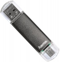 Zdjęcia - Pendrive Hama Laeta Twin USB 2.0 128 GB