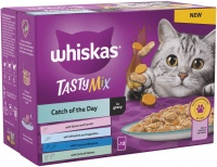 Фото - Корм для кішок Whiskas Tasty Mix Catch of the Day in Gravy  12 pcs