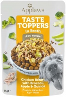 Karm dla psów Applaws Taste Toppers Chicken Breast with Broccoli Broth Pouch 12 pcs 12 szt.