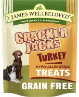 Фото - Корм для собак James Wellbeloved Cracker Jacks Grain-Free Turkey Treats 225 g 