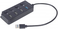 Czytnik kart pamięci / hub USB Gembird UHB-U3P1U2P3P-01 