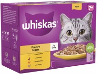 Zdjęcia - Karma dla kotów Whiskas 7+ Poultry Feasts in Jelly  24 pcs