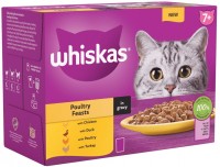Karma dla kotów Whiskas 7+ Poultry Feasts in Gravy  48 pcs