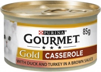 Фото - Корм для кішок Gourmet Gold Casserole Duck/Turkey  12 pcs