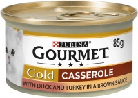 Корм для кішок Gourmet Gold Casserole Duck/Turkey 