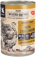 Корм для кішок Wiejska Zagroda Kitten Canned Turkey with Chicken  400 g
